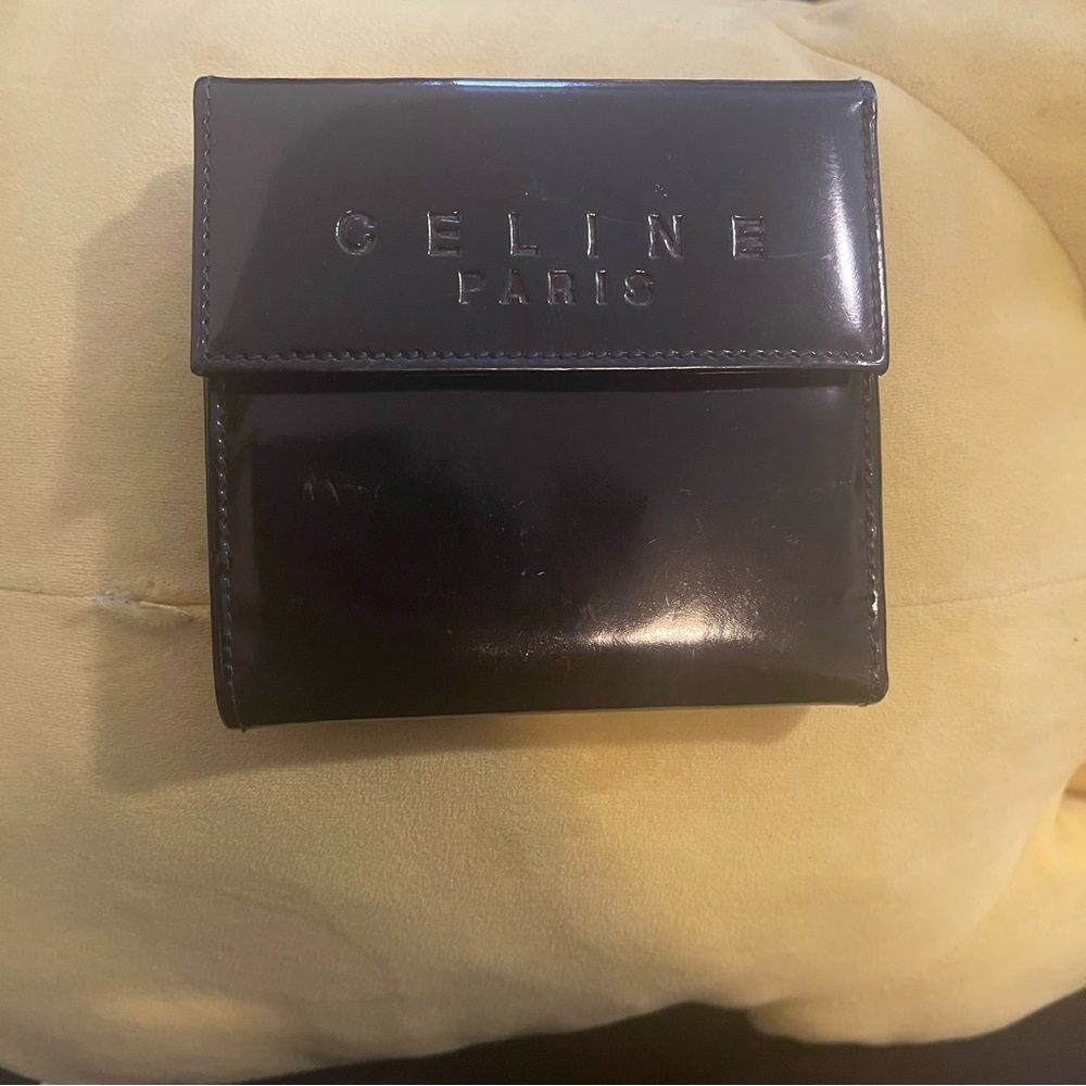 Celine Paris Patent Leather Wallet
